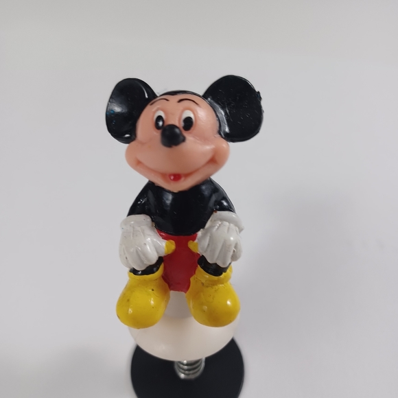 Vintage Toy Walt Disney MICKEY MOUSE Pop Up Rubber Plastic Made in Hong Kong - Picture 10 of 10